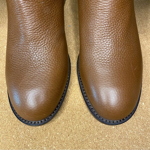 Tory Burch Claire 20MM Riding Boot Tumbled Leather Size 5.5 - Picture 10 of 16